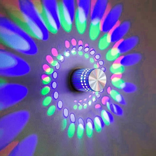 RGB spiral lamp new with remote control