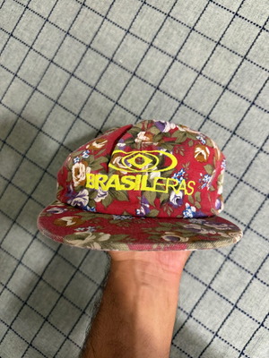 Brasileras hat used, red, one size