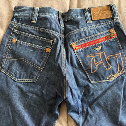 Giorgio Armani denim pants like new, blue, slim fit