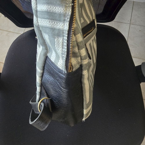Achilleas Accessories backpack like new, black and gray with zipper repair needed