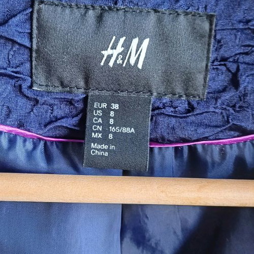 Bomber jacket like new, short, purple, size S-M H&M