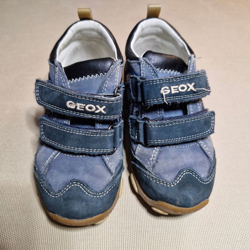 Geox boys' sneakers size 23 used, blue