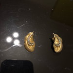 Earrings used, missing blue stones