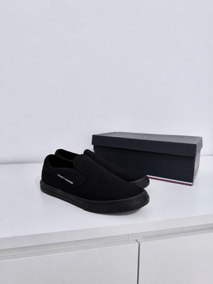 Ανδρικά παπούτσια Tommy Hilfiger καινούργια, μέγεθος 43, μαύρα σκαρπίνια