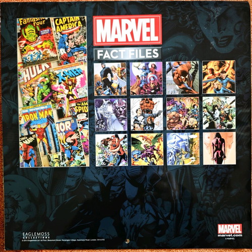 Marvel Fact Files calendar like new