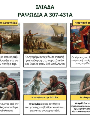 Iliad Storyboards new for Rhapsodies A-P