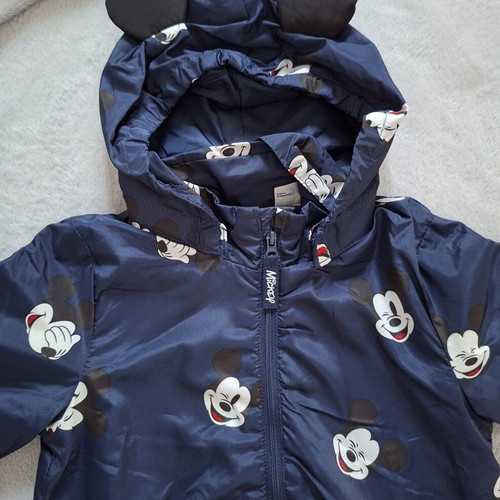 H&M Boys' Jacket with Mickey Mouse Pattern, New, Size 92 cm