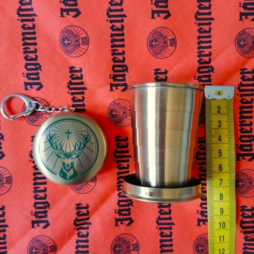 Jägermeister collectible set bandana and folding cup new