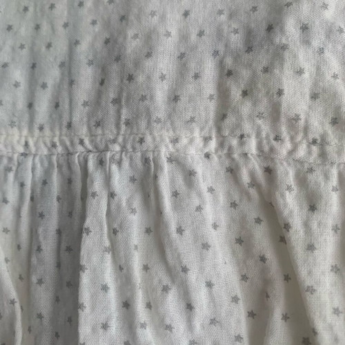 Zara shirt blouse with grey star print like new, size M