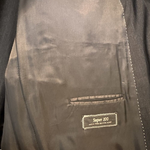 Men's Suit Italian gray size XL like new