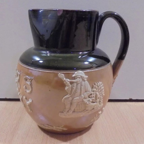 Dewar's Scotch Whisky Royal Doulton old advertising ceramic jug