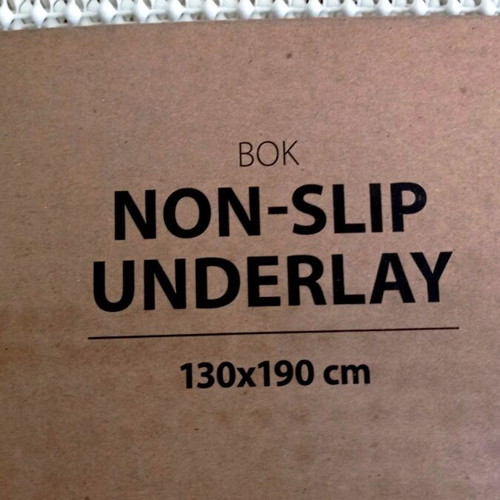 BOK HYBEN non-slip rug underlay 130x190 cm, sealed