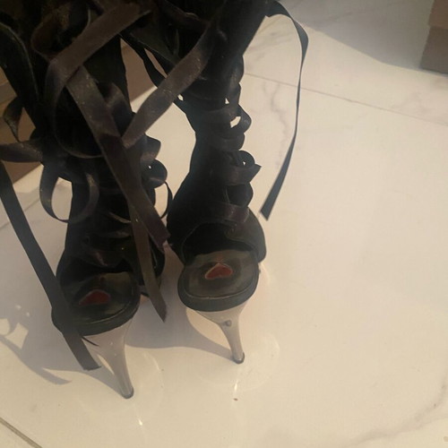 Artisti Romani black sandal boot style new, size 39