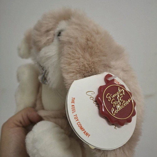Medium Bunny Rabbit Vintage Plush Toy set of 2 by KEEL new with tags
