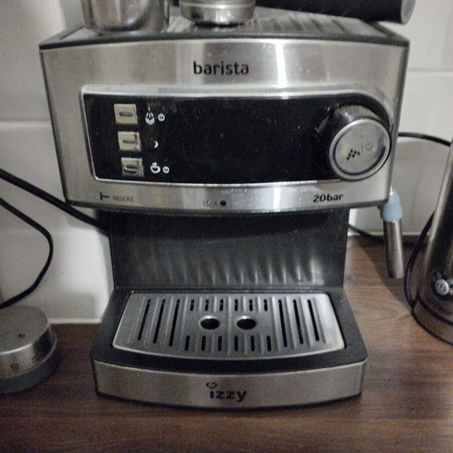 Izzy Barista Coffee Machine used, 20 bar