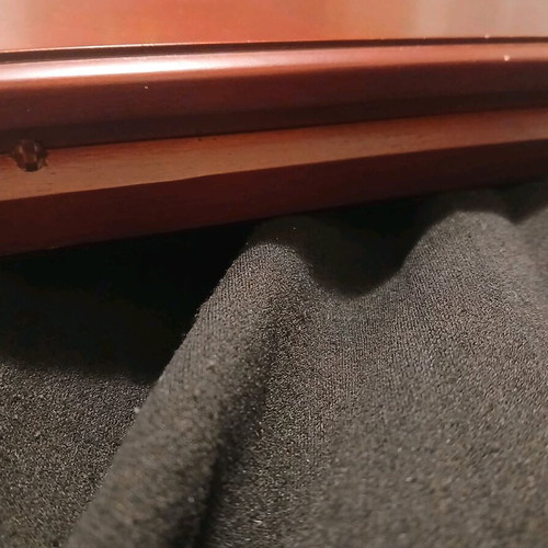 Set with magnifying glass, pen and letter opener in wooden case like new