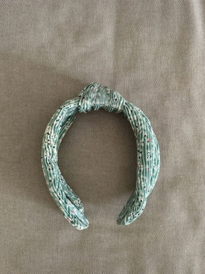 Jane Pleated Headband Malina One Size like new, turquoise