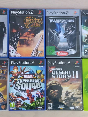 Παιχνίδια PlayStation 2 σαν καινούργια, πλήρη με κουτιά