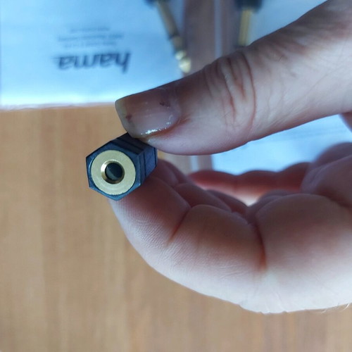 Πρεσάκι Hama νέο, πακέτο 11 τεμαχίων 3.5mm θηλυκό σε 6.35mm αρσενικό βύσμα
