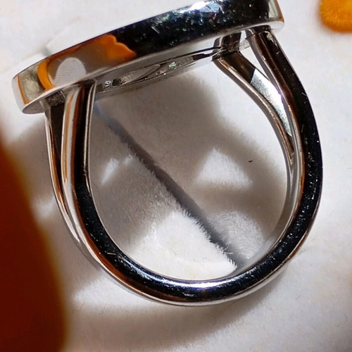 Just Cavalli women's ring used with zircon crystals silver