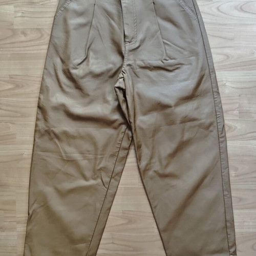 Attrattivo balloon leather pants XS like new, brown
