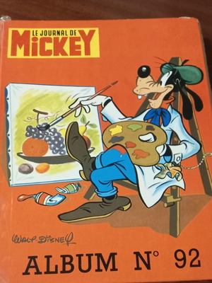 Le Journal de Mickey Album No 92 used, French edition