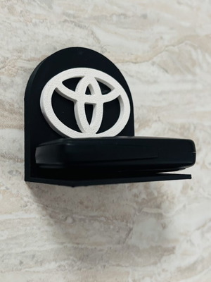 Toyota wall mount key holder with shelf