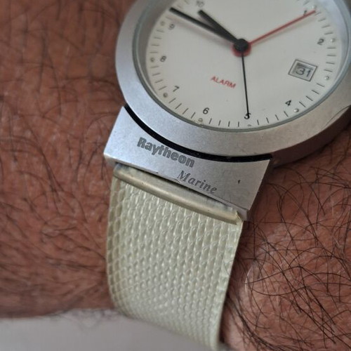 Raytheon Marine Quartz Alarm Watch like new, Japan, date function