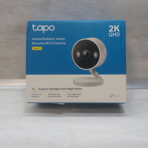 TP-Link Tapo C120 2K QHD Indoor/Outdoor Smart Security Camera
