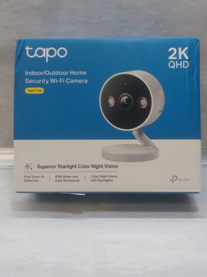 TP-Link Tapo C120 2K QHD Indoor/Outdoor Smart Security Camera