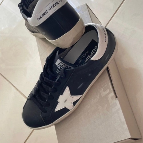 Golden Goose Classic Super Star shoes like new, size 37, black-white