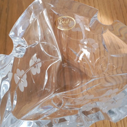 Set of 2 crystal ashtrays new without tag