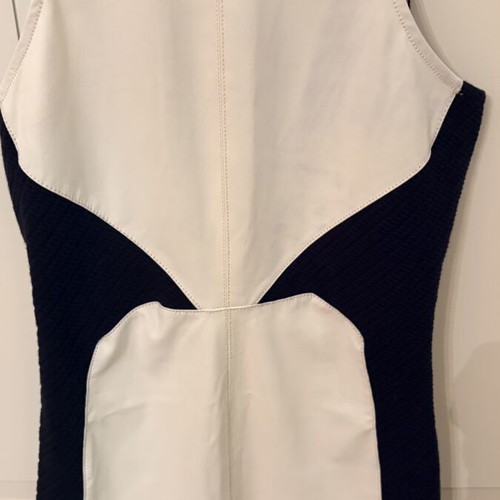 Bodycon dress Zara with faux leather front size S like new