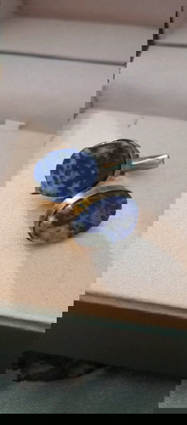 Сребърни маншетни копчета 925 Lapis