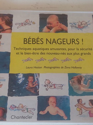 Swimming Learning Manual for Babies like new, French with Greek translation