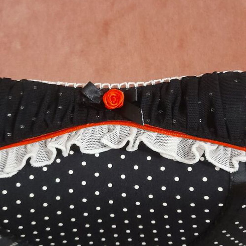 Corset Ann Summers black polka dot strapless top like new