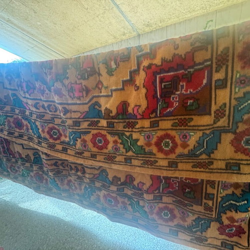 Handmade all-wool loom rug new