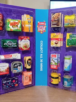 Little Shop miniatures new, complete collection in case