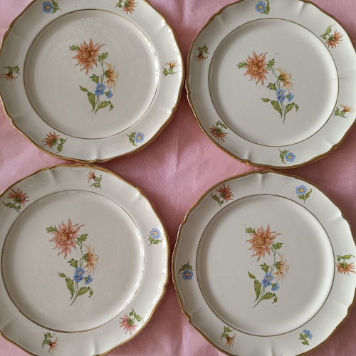 Villeroy & Boch vintage dessert plates set of 5 like new