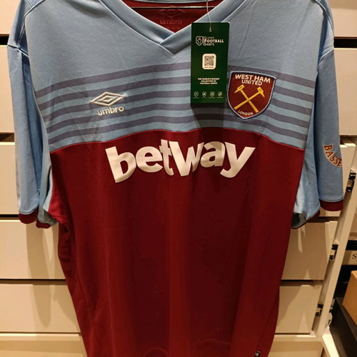 West Ham United 2019/20 3XL jersey with Declan Rice nameset new