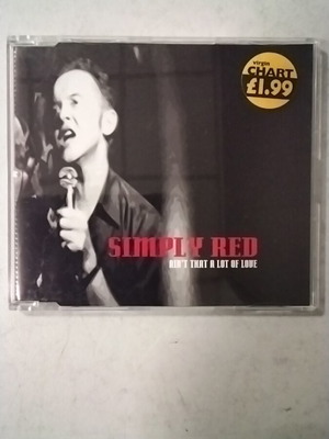 Simply Red Ain't That A Lot Of Love CD single like new, electronic