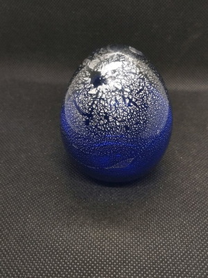 Glass decorative egg like new made of blown glass