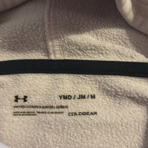 Underarmur hoodie used, soft pink for 12-year-old girl