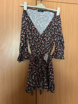 Women's floral blouse-dress new, one size