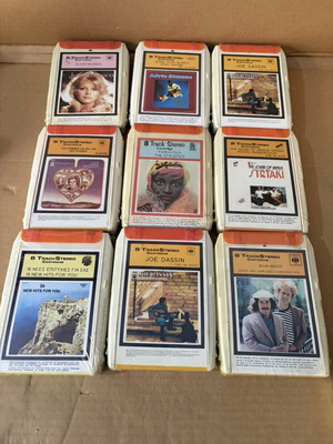 8 Track κασέτες σαν καινούργιες, σετ 27, είδος rock