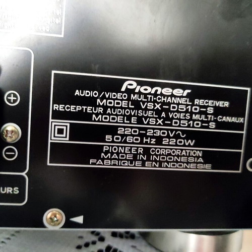 Pioneer VSX-D510-S 5.1 Channel Home Theater Receiver used