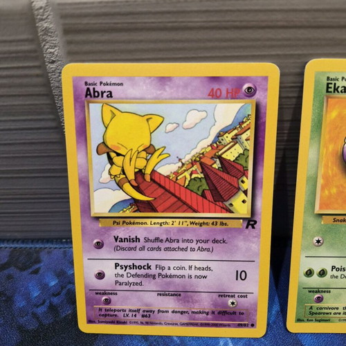 Pokemon Team Rocket 1999 cards used