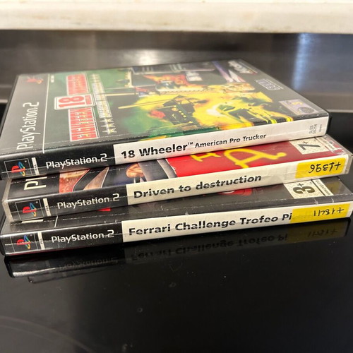 Racing video games pack of 3 for PlayStation 2 used