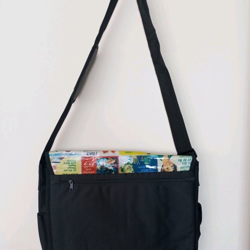 Vintage Comic & Retro Quotes Pop Art Messenger Laptop Bag