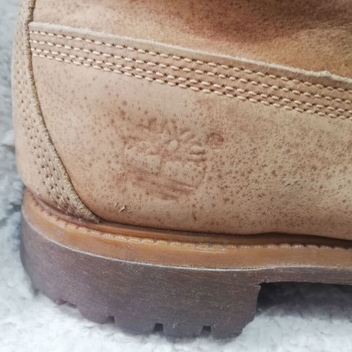 Timberland boots used, brown and yellow, size 44